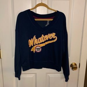 Size L, kinda cropped